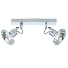 Light Prestige Kinkiet Feltre srebrny 2xG9