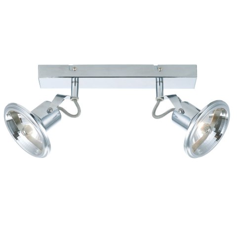 Light Prestige Kinkiet Feltre srebrny 2xG9