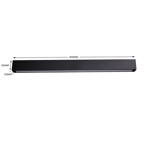 Light Prestige Kinkiet Ibros 93 cm czarny IP44 LED CCT