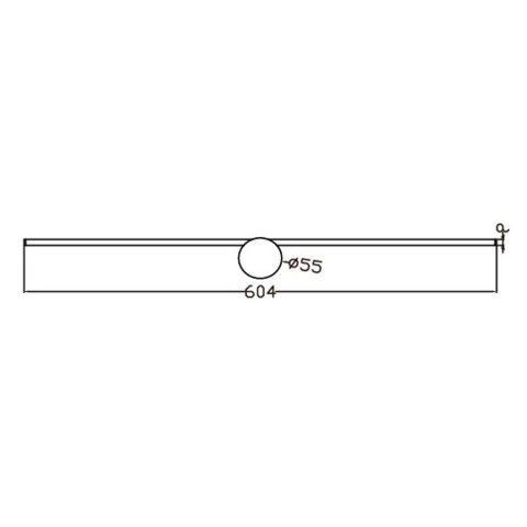Light Prestige Kinkiet Modern Slim 60 cm złoty LED 3000K