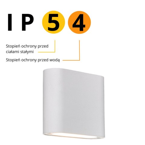 Light Prestige Kinkiet Sapri biały LED 4000K