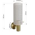 Light Prestige Kinkiet Tirana biały 1xE27