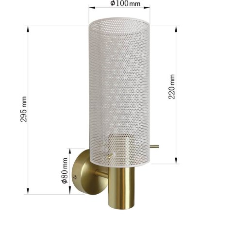 Light Prestige Kinkiet Tirana biały 1xE27