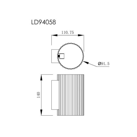 Light Prestige Kinkiet Tokio biały 1xG9