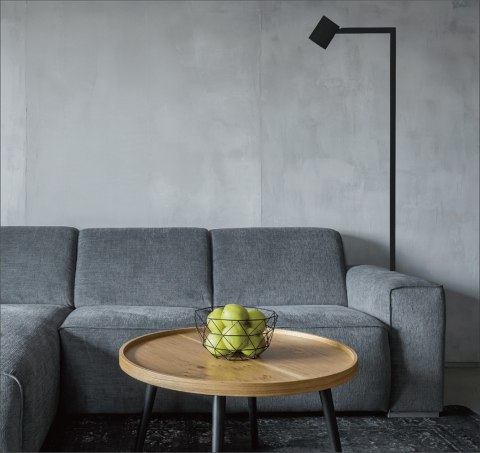 Light Prestige Lampa podłogowa Snow czarna 1xGU10