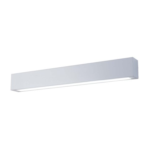 Light Prestige Lampa sufitowa Ibros 63 cm biała 18W IP44 LED CCT