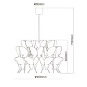 Light Prestige Lampa wisząca Farfalla biała 1xE27