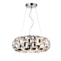 Light Prestige Lampa wisząca Ferrara srebrna 3xE14