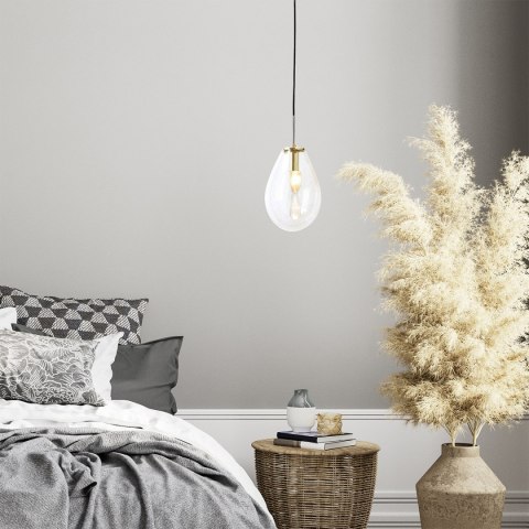 Light Prestige Lampa wisząca Fondi czarna 1xE14