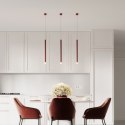 Light Prestige Lampa wisząca Lungo 1 czerwona 1xG9