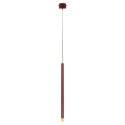 Light Prestige Lampa wisząca Lungo 1 czerwona 1xG9