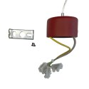 Light Prestige Lampa wisząca Lungo 1 czerwona 1xG9