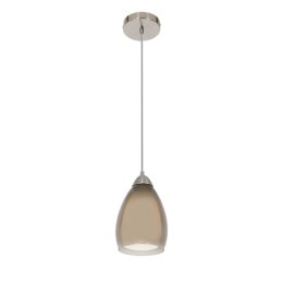 Light Prestige Lampa wisząca Niki dymna 1xE14