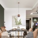 Light Prestige Lampa wisząca Palla miedziana 1xE14