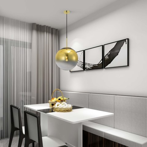 Light Prestige Lampa wisząca Palla złota 1xE14