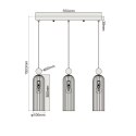 Light Prestige Lampa wisząca Piega 3 biała 3xE14