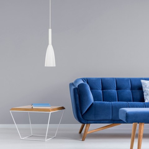 Light Prestige Lampa wisząca Solin 1 biała 1xE27