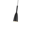Light Prestige Lampa wisząca Solin 1 czarna 1xE27