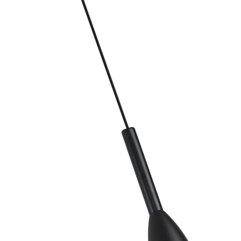 Light Prestige Lampa wisząca Solin 1 czarna 1xE27