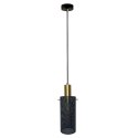 Light Prestige Lampa wisząca Tirana 1 czarna 1xE27