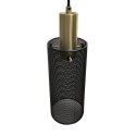Light Prestige Lampa wisząca Tirana 1 czarna 1xE27