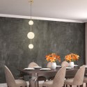 Light Prestige Lampa wisząca pionowa Dorado złota LED CCT