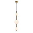 Light Prestige Lampa wisząca pionowa Dorado złota LED CCT