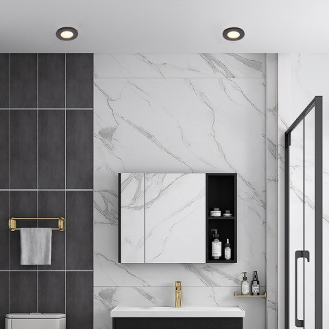 Light Prestige Oczko podtynkowe Lagos czarne IP65 1xGU10