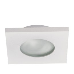 Light Prestige Oczko podtynkowe kwadratowe Lagos białe IP65 1xGU10