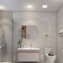Light Prestige Oczko podtynkowe kwadratowe Lagos białe IP65 1xGU10