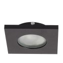 Light Prestige Oczko podtynkowe kwadratowe Lagos czarne IP65 1xGU10