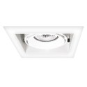 Light Prestige Oczko podtynkowe z ramką Merano białe 1xGU10