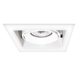 Light Prestige Oczko podtynkowe z ramką Merano białe 1xGU10