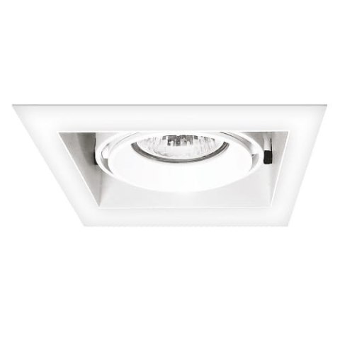 Light Prestige Oczko podtynkowe z ramką Merano białe 1xGU10