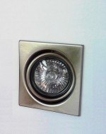 Light Prestige Oczko ruchome kwadratowe Kallisto srebrne 1xGU10
