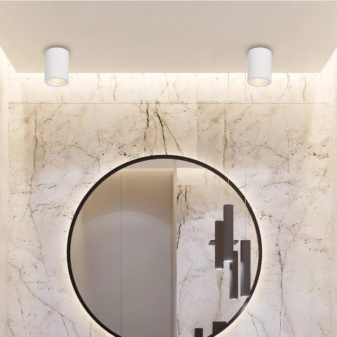 Light Prestige Oprawa natynkowa Faro biała IP65 1xGU10