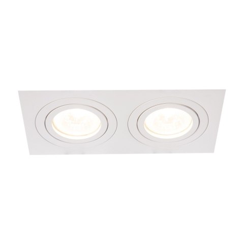 Light Prestige Oprawa podtynkowa Metis 2 biała 2xGU10