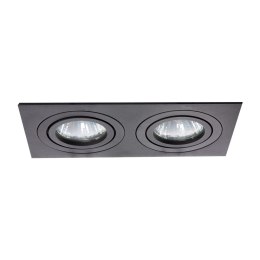 Light Prestige Oprawa podtynkowa Metis 2 czarna 2xGU10