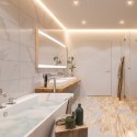 Light Prestige Oprawa podtynkowa Metis biała 1xGU10