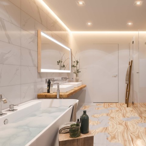 Light Prestige Oprawa podtynkowa Metis biała 1xGU10