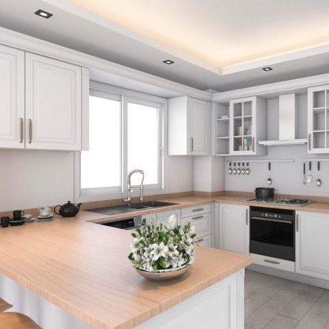 Light Prestige Oprawa podtynkowa Metis czarna 1xGU10