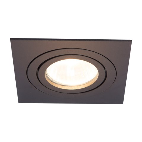 Light Prestige Oprawa podtynkowa Metis czarna 1xGU10