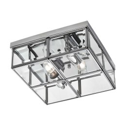 Light Prestige Plafon Monza srebrny 2xE14