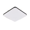 Light Prestige Plafon kwadratowy Babilon 33 cm czarny LED 4000K