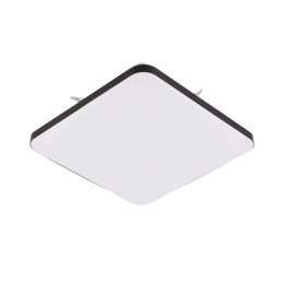Light Prestige Plafon kwadratowy Babilon 33 cm czarny LED 4000K