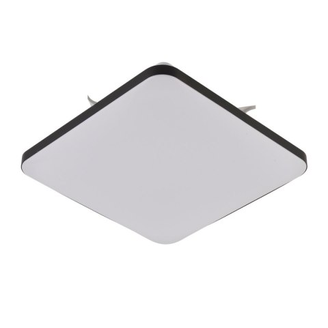 Light Prestige Plafon kwadratowy Babilon 33 cm czarny LED 4000K