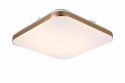Light Prestige Plafon kwadratowy Babilon 33 cm złoty LED 4000K