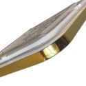 Light Prestige Plafon kwadratowy Babilon 33 cm złoty LED 4000K