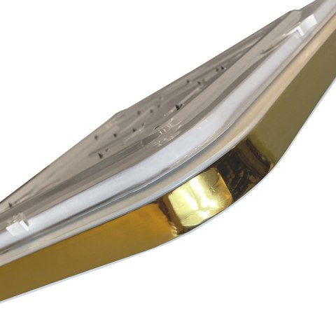 Light Prestige Plafon kwadratowy Babilon 33 cm złoty LED 4000K