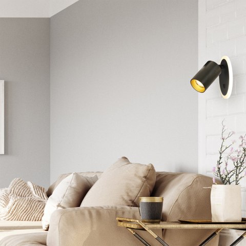 Light Prestige Spot Parma 1 czarny 1xGU10 LED CCT